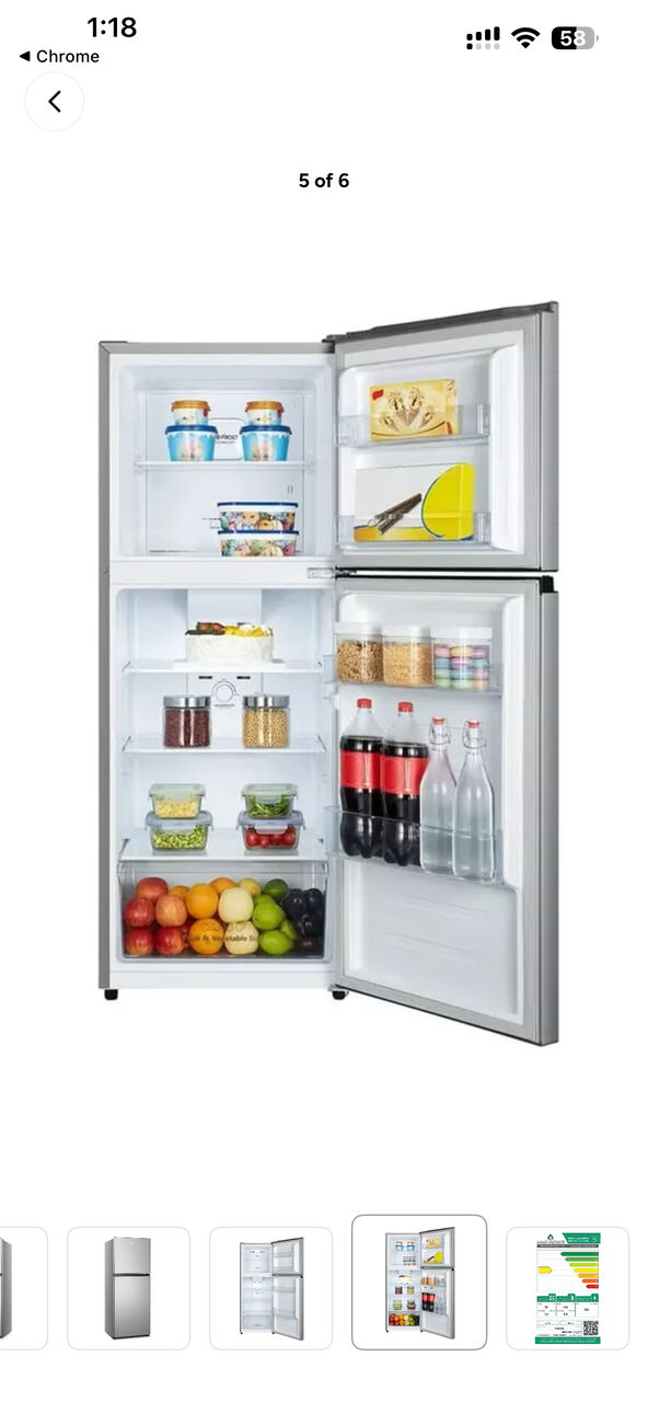 Dammam, Household Items, SAR 750,  Hisense Refrigerator 203 L Rarely Used Purchased At Extra Around Just 2 Years With Cartoon