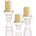 USD 35,  Shop For A Decorative Wooden Pillar Candle Holder With Timeless Appeal &ndash; Perilla Home