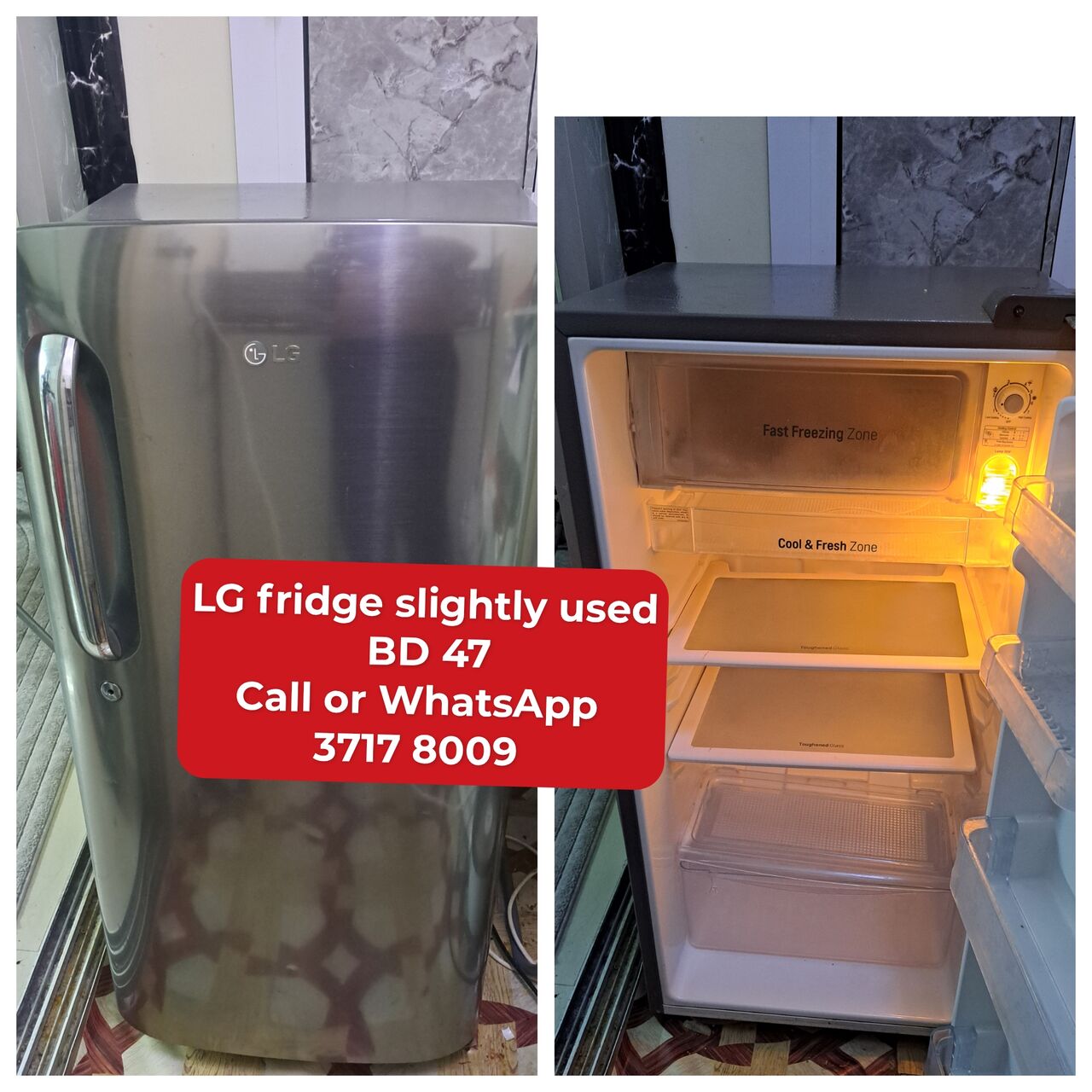 Manama, Appliances, BHD 47,  @@LG Fridge In Good Condition For Sale With Delivery
