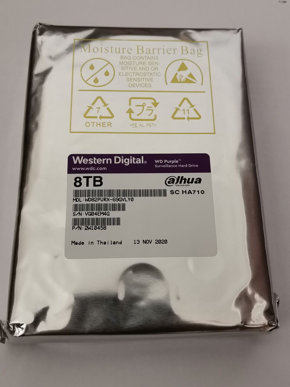 Manama, Computers, BHD 95,  Western Digital WD Purple SATA 8TB Surveillance Harddisk