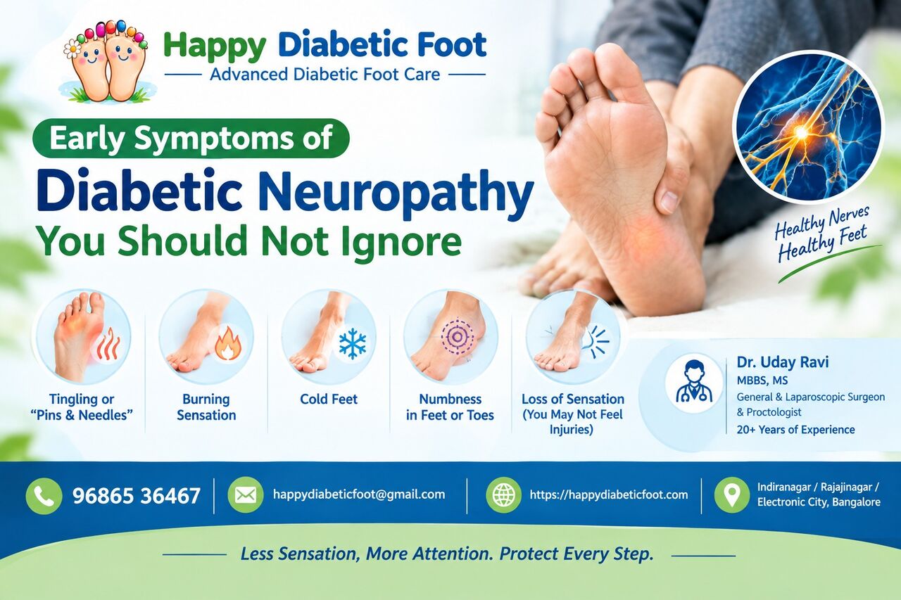 Bangalore, Health, Early Symptoms Of Diabetic Neuropathy You Should Not Ignore- Dr Uday Ravi