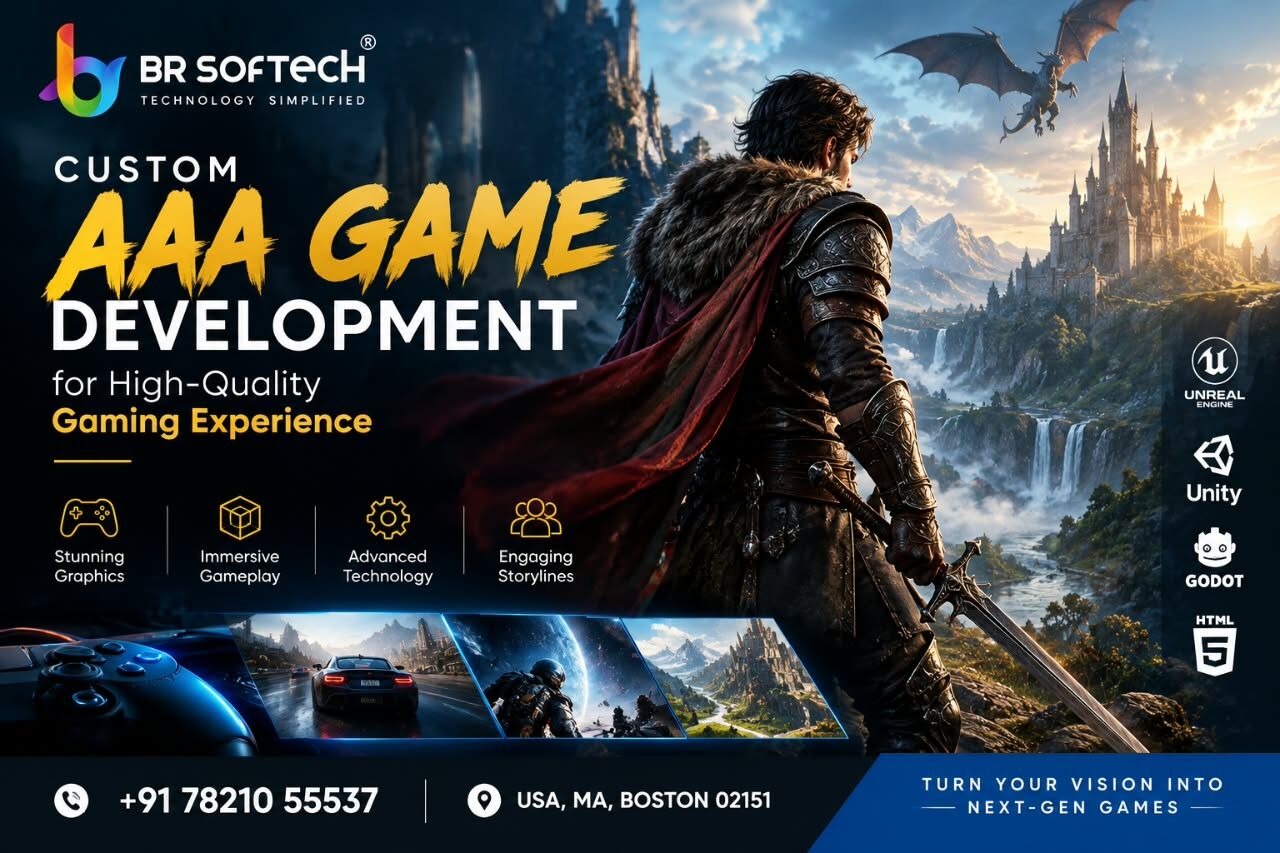 Boston, Business, Custom AAA Game Development For High-Quality Gaming Experiences
