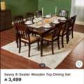 SAR 1000,  8 Seater Dining Table (Homecentre)