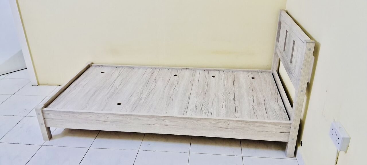 Adliya, Household Items, BHD 40,  Newly Single Wooden Bed Along With Matress