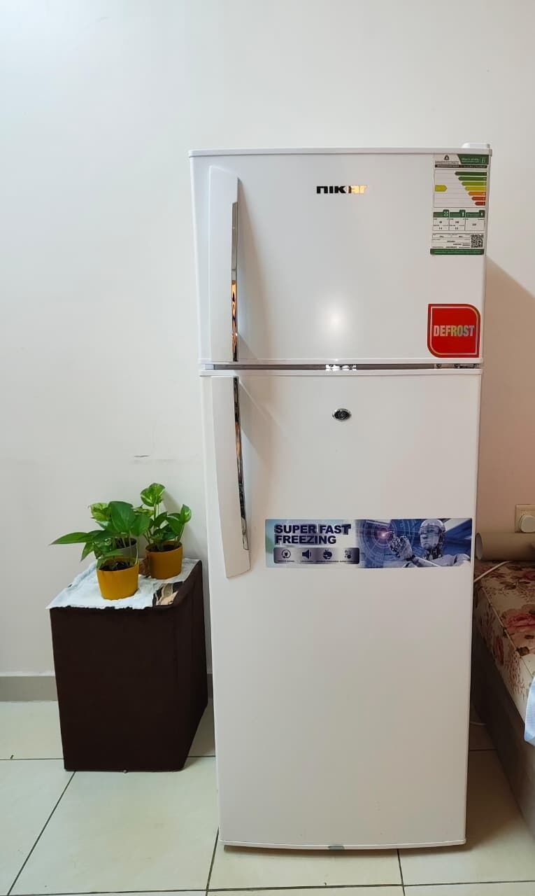 Dammam, Household Items, SAR 599,  Fridge (Refrigerator) - 206 Liters For Sale 599 SAR - 1.5year Used- Nikai Brand