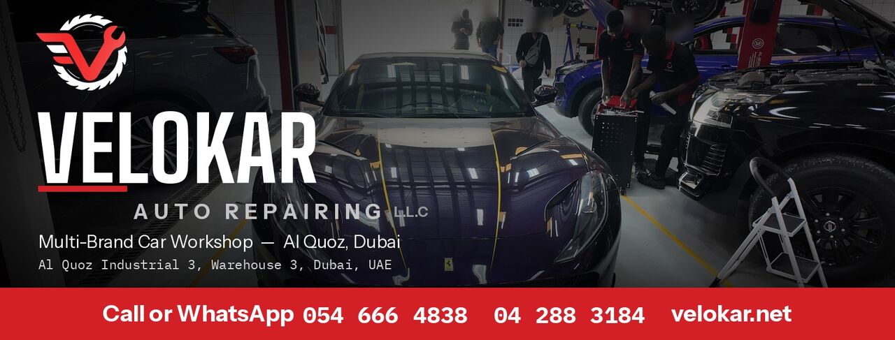 Dubai, Automotive, Velokar Auto Repairing &mdash; Multi-brand Car Repair, Al Quoz Industrial 3, Dubai