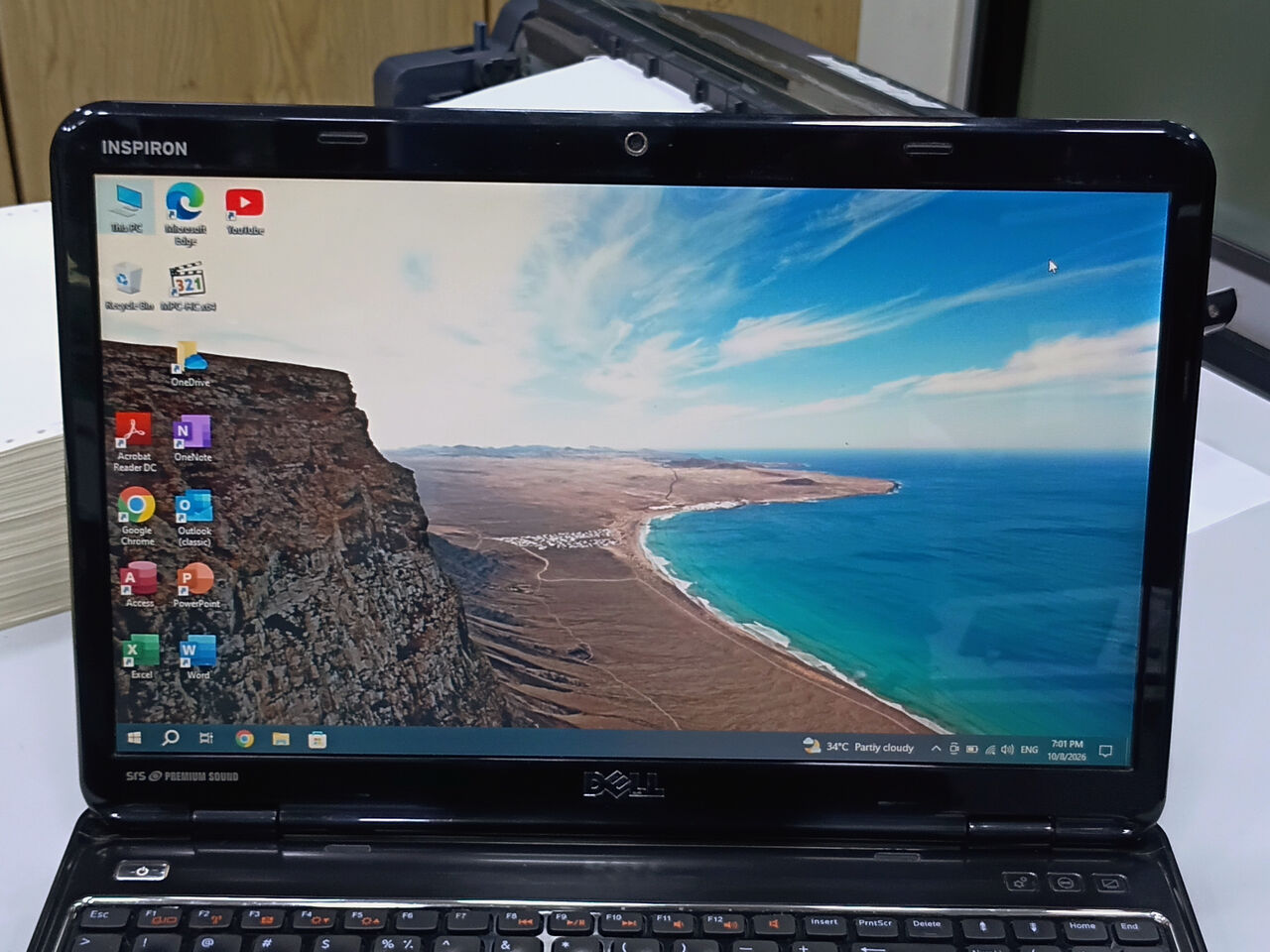 Riffa, Computers, BHD 40,  DELL Inspiron 2nd Gen Intel Core I3 15.6 Inch Laptop 4GB/500GB HDD 40 BD Only
