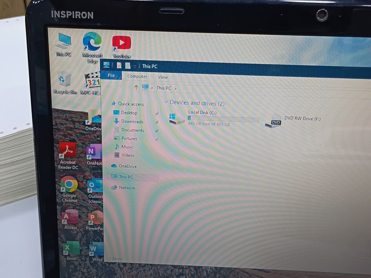 Riffa, Computers, BHD 40,  DELL Inspiron 2nd Gen Intel Core I3 15.6 Inch Laptop 4GB/500GB HDD 40 BD Only