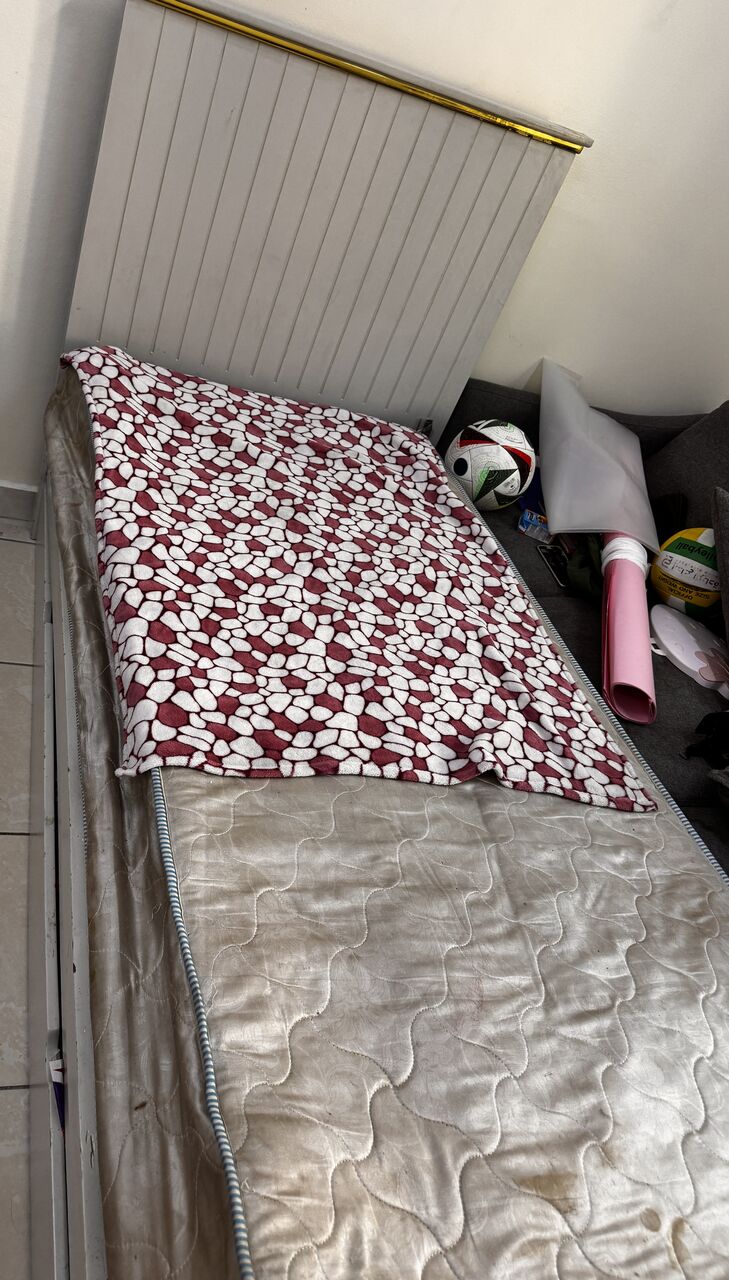 Khobar, Furniture, SAR 800,  Bed With Pull-Out Sliding Bed And 4-Door Wardrobe For Sale