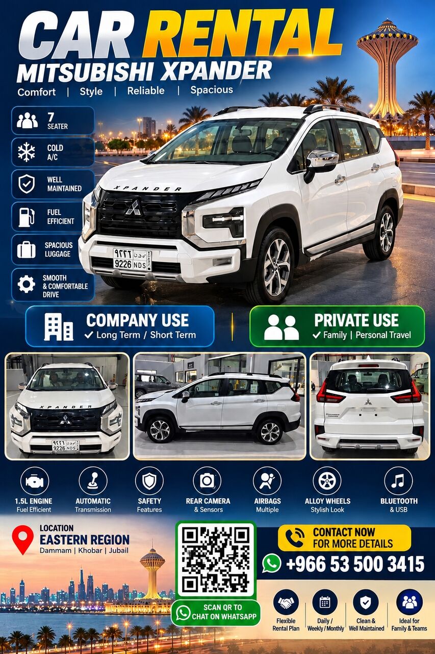 Khobar, Vehicle Lease Transfer, SAR 4200,  CAR RENTAL MONTHLY 7 SEATER