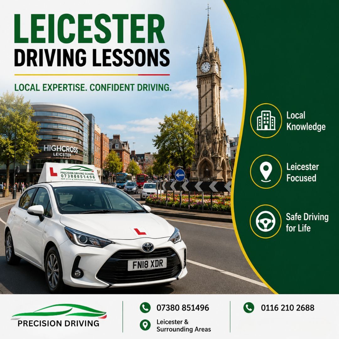 London, Education, Driving Lessons Leicester | Manual, Automatic & Intensive Courses