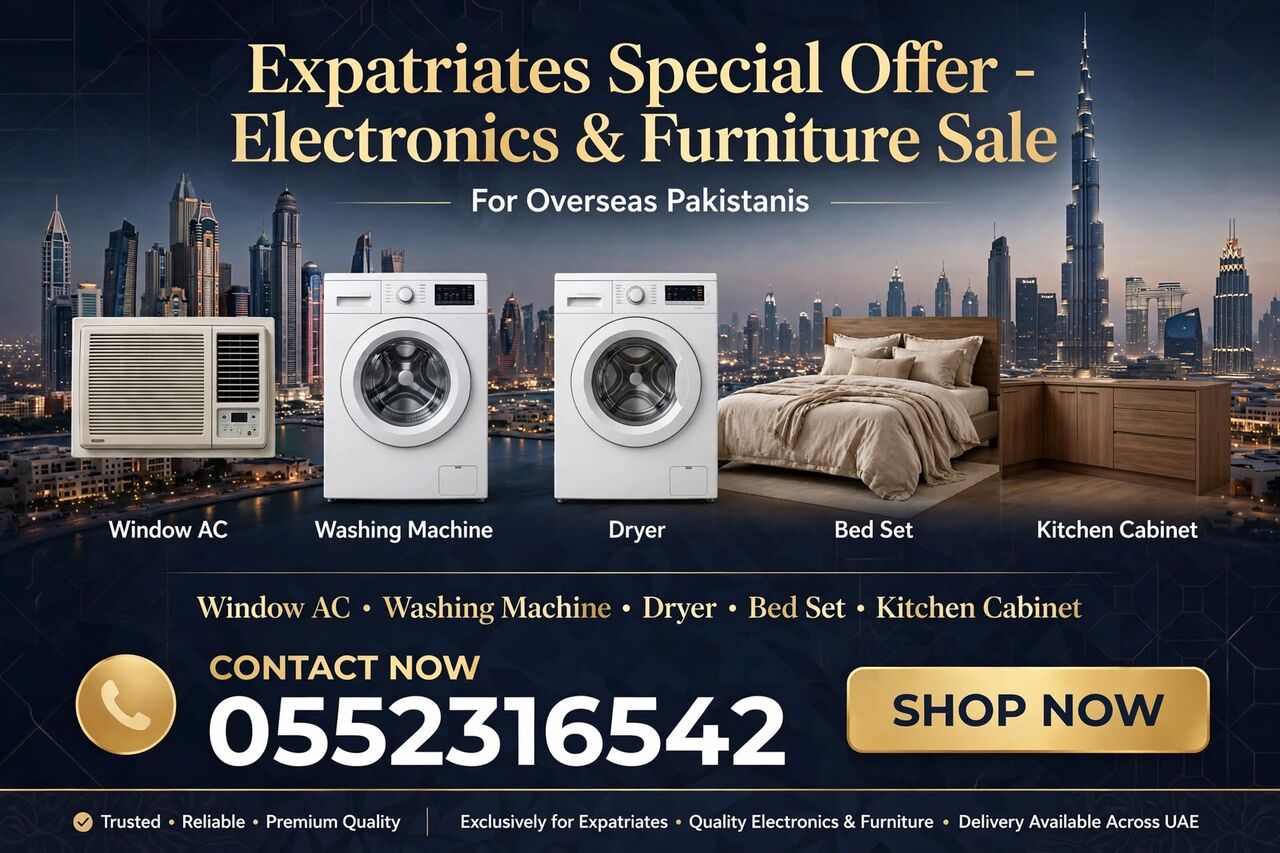 Jeddah, Appliances, SAR 1,  Window AC,Washing Machine,Child Bed Room Set,kitchen Cabnets ,dryer For Sale