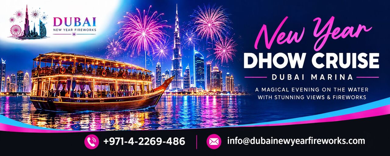 Dubai, Travel, Celebrate Dubai&rsquo;s Midnight Fireworks From A Traditional Dhow