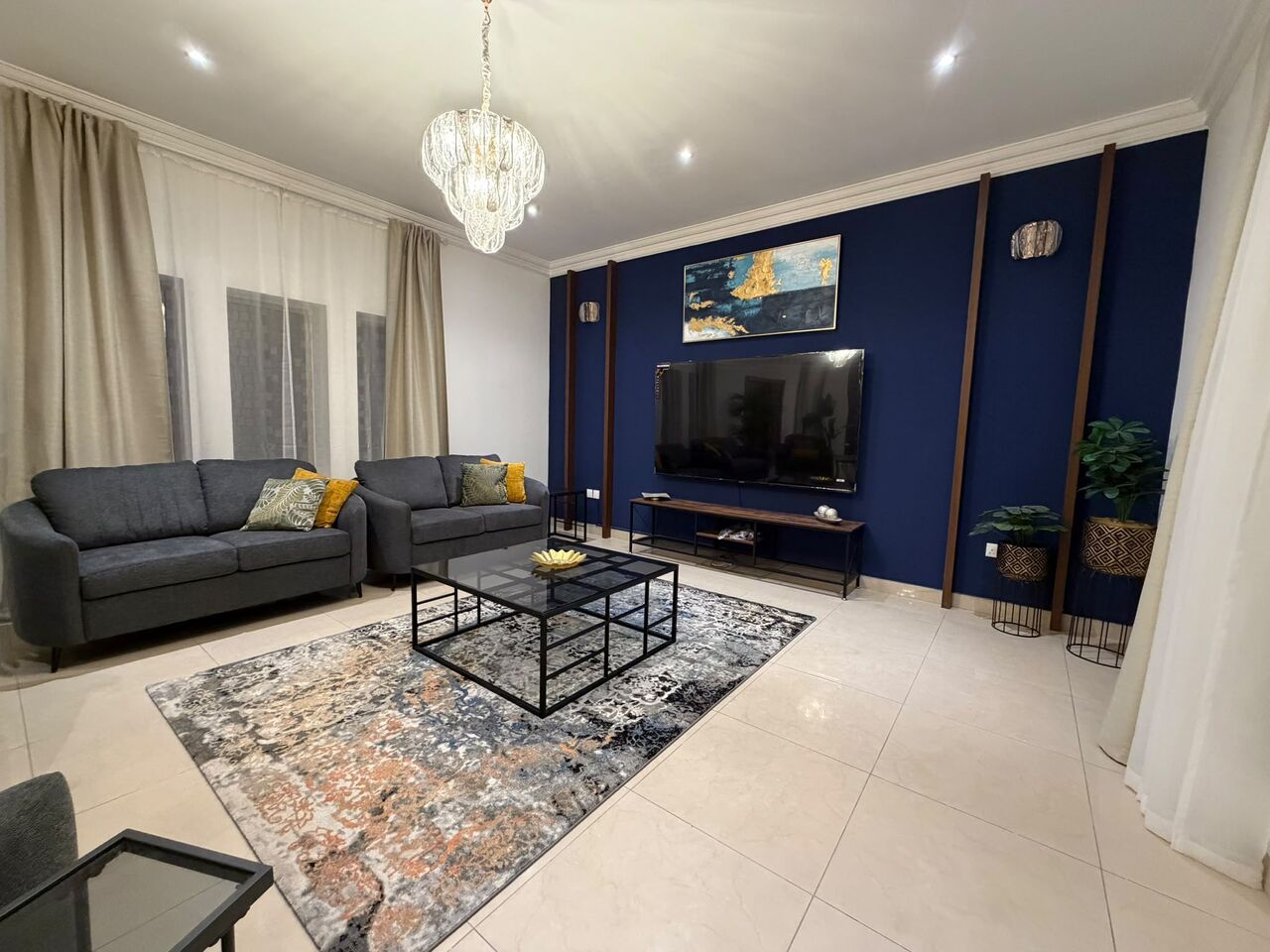 Adliya, Apartments, Flats, Houses & Villas, BHD 1000/month,  Furnished,  3 BR,  3BR LUXURY FULLY FURNISHED COMPOUND VILLA FOR RENT IN ADLIYA