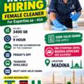 📢 WE ARE HIRING FEMALE CLEANERS! 📢  🏢 Company: Expertise.sa – KSA 🇸🇦 📍 Location: Mad