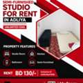 BHD 130/month,  Furnished,  Studio,  SEMI-FURNISHED STUDIO FOR RENT IN ADLIYA
