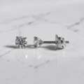 GBP 500,  Beautiful Diamond Stud Earrings With Exceptional Brilliance