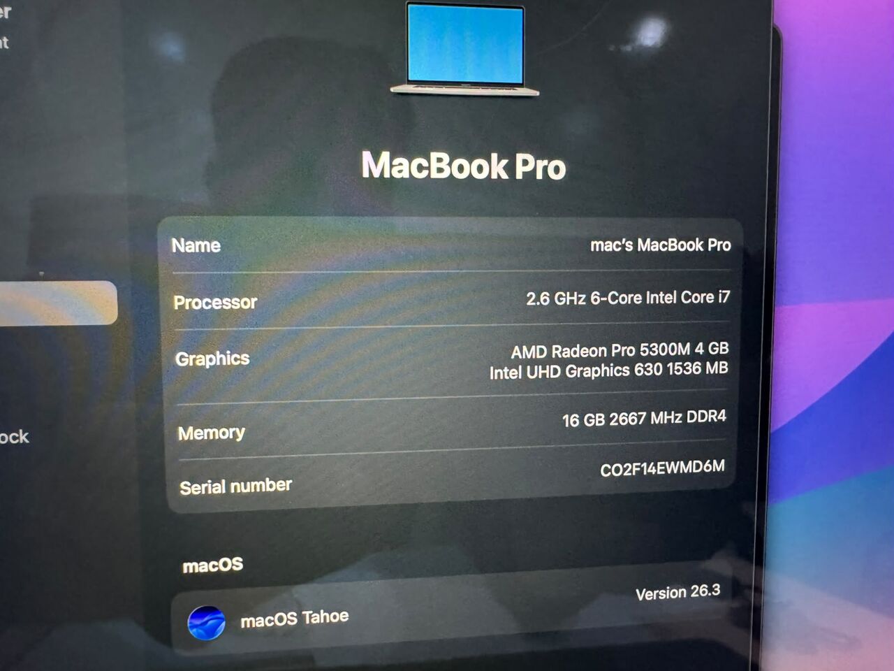 Riyadh, Electronics, SAR 2500,  MacBook Pro 16-inch, Like New, 2019