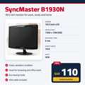 SAR 110,  Samsung Monitors &ndash; 18.5 Inch B1930N And 21.5 Inch Full HD S22C150