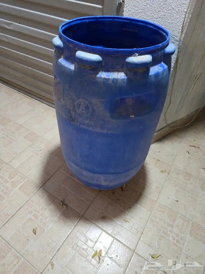 Riyadh, Household Items, SAR 1,  Blue Plastic Drum / Barrel &ndash; Open Top