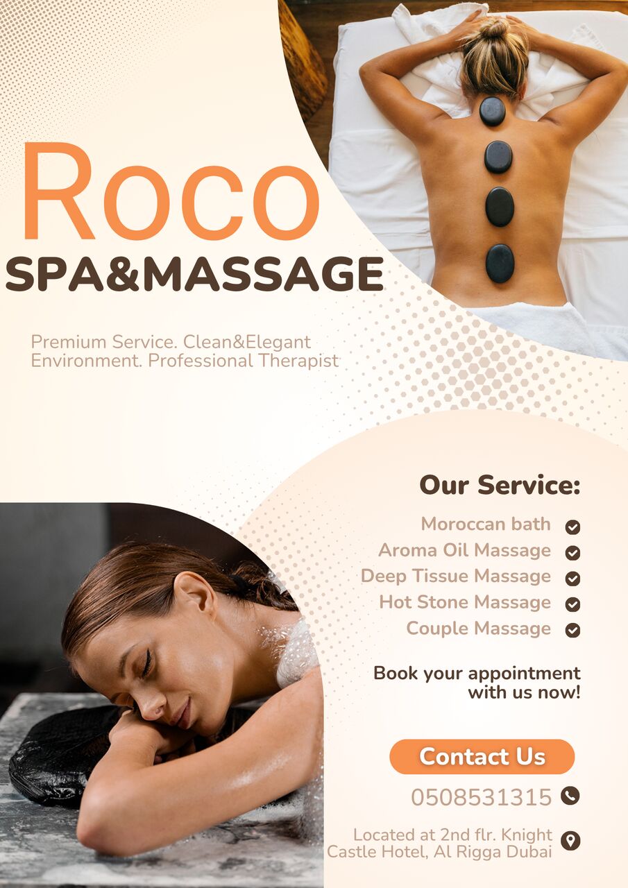 Al Rigga, Health, Roco Spa&Massage Treatment