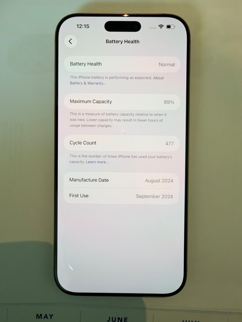 Jeddah, Mobile Phones, SAR 3200,  I Phone 16 Pro Max 256GB 89% Battery