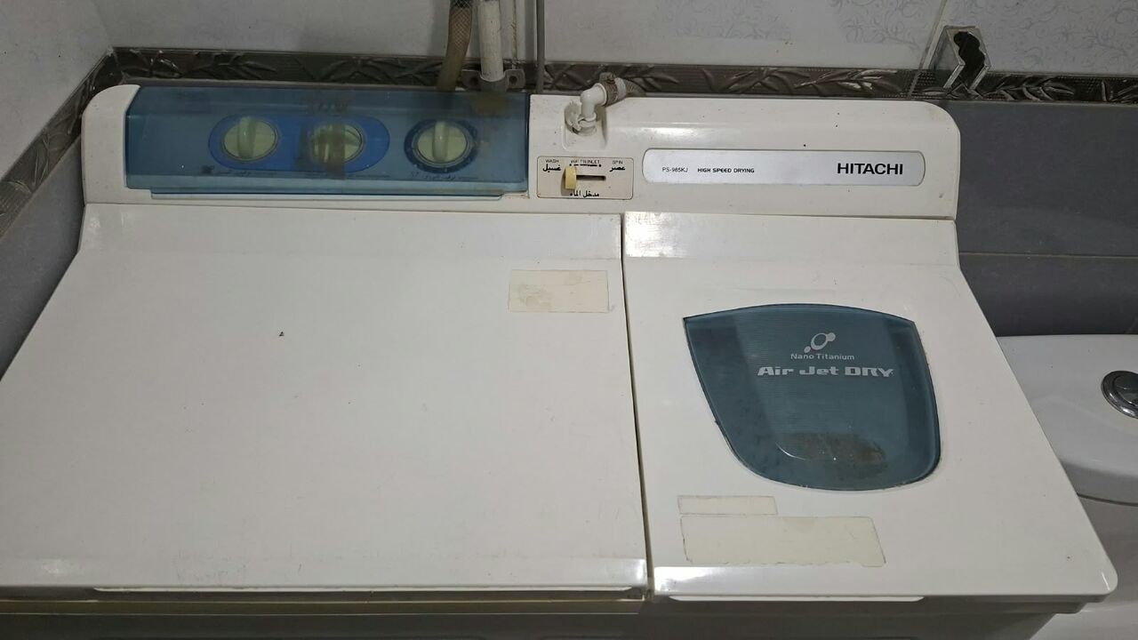 Al Adama, Appliances, SAR 100,  Washing Machine 7KG Hitachi ( Working Condition). Have Little Rust At The Bottom No Leakag