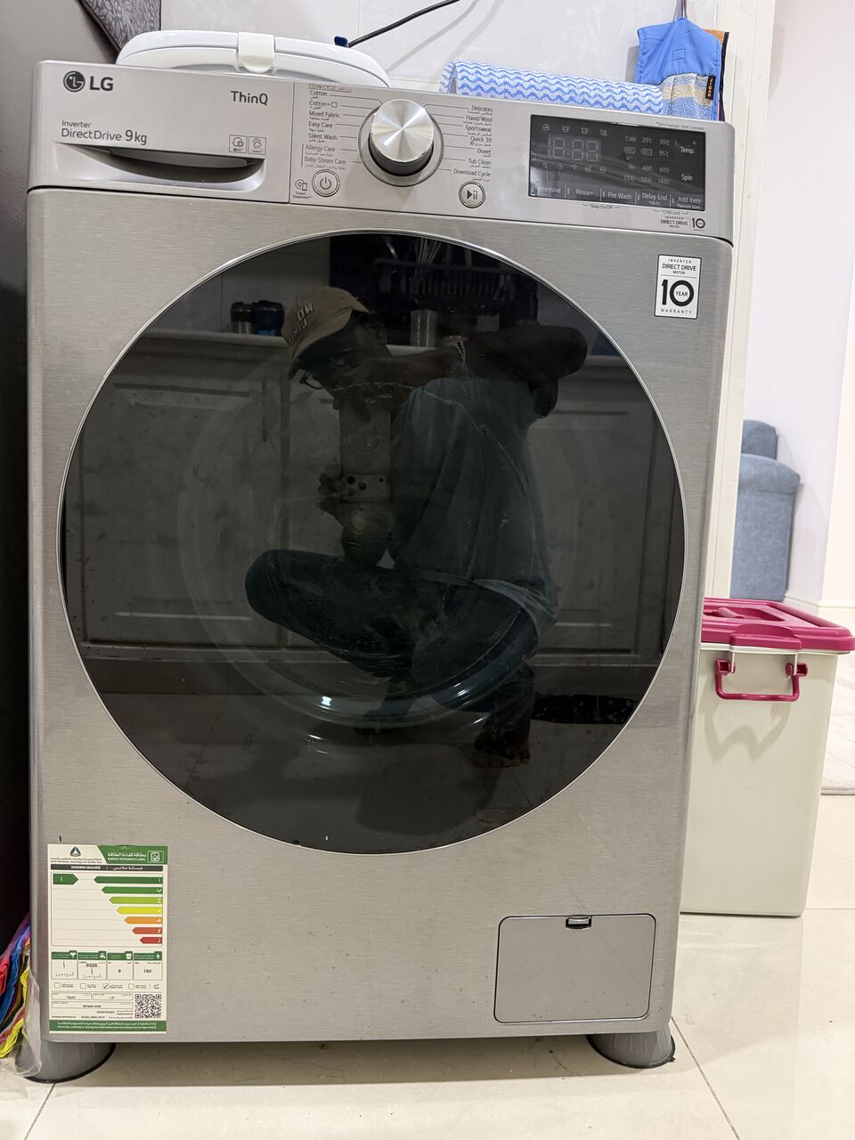 Riyadh, Appliances, SAR 1500,  LG Front Load Washing Machine 9 Kg