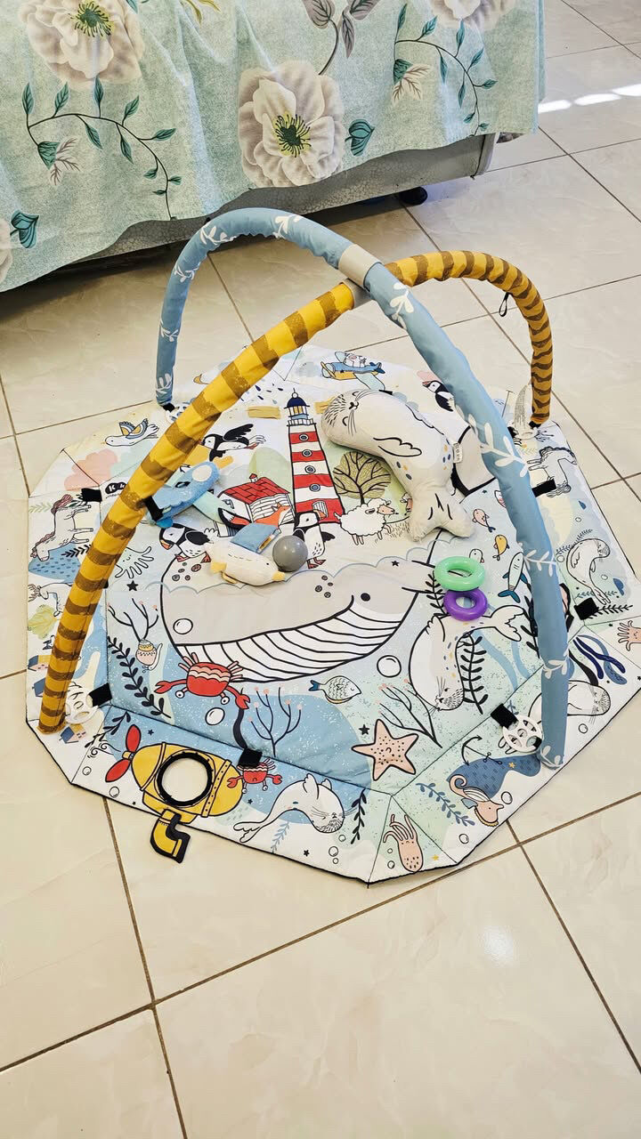 Al Safa, Baby & Kid Stuff, SAR 599,  Used- Jumbo Baby Nursery Pack - IKEA Crib, Electric Swing, Walker & More