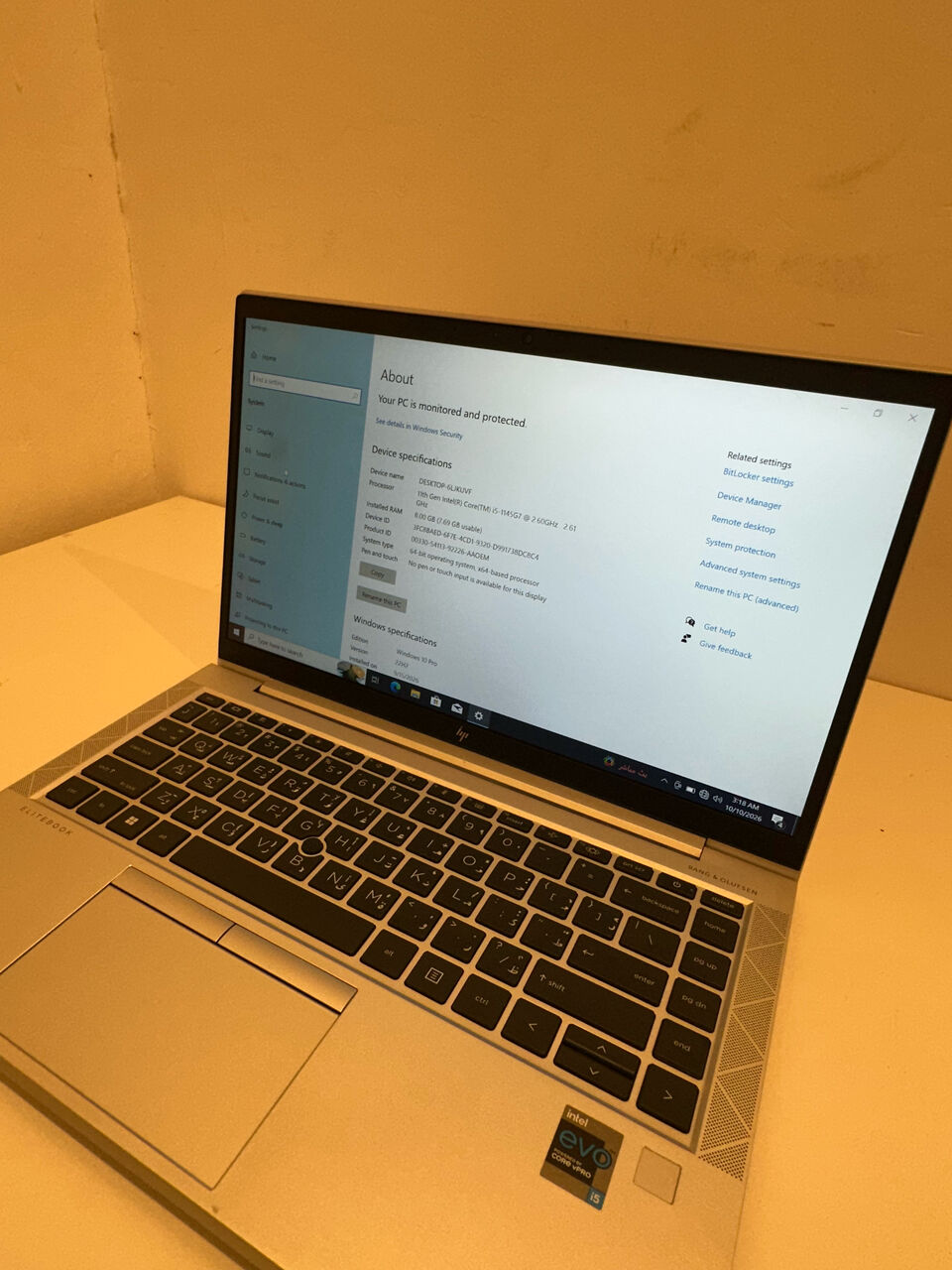 Al Aziziyah, Computers, SAR 1150,  HP EliteBook 840 G8 I5 جيل 11 – 8GB RAM – 256GB SSD