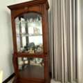 BHD 30,  Solid Wood Curio Display Cabinet With Top Light | Like New | Non-negotiable