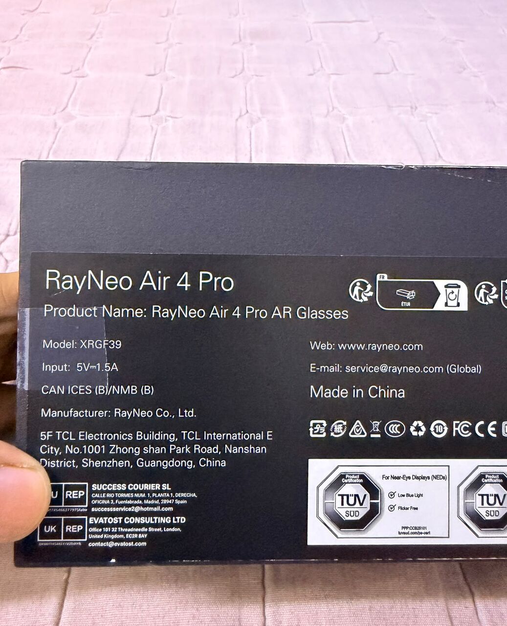 Jeddah, Electronics, SAR 850,  RayNeo Air 4 Pro AR Glasses
