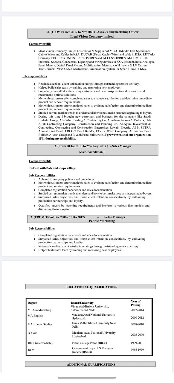 Riyadh, Job Seekers, Looking For A Sales Job