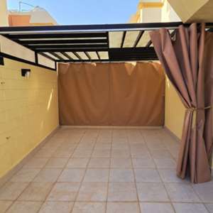 SAR 1800, Outdoor Canopy With 2 Curtains | مظلة جلسة خارجية مع ستارتين