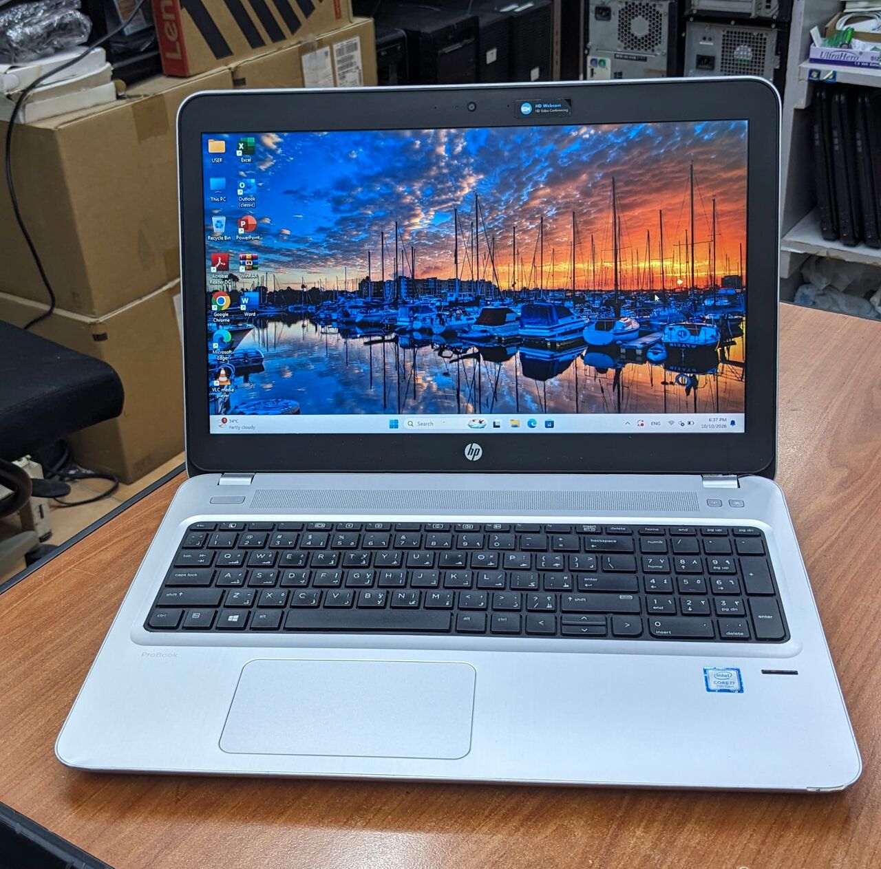 Manama, Tablet Computers, BHD 105,  HP Intel Core I7 7th Gen Laptop 8GB RAM 256GB M.2 SSD + 320GB HDD (SSD 35x Time Fast)