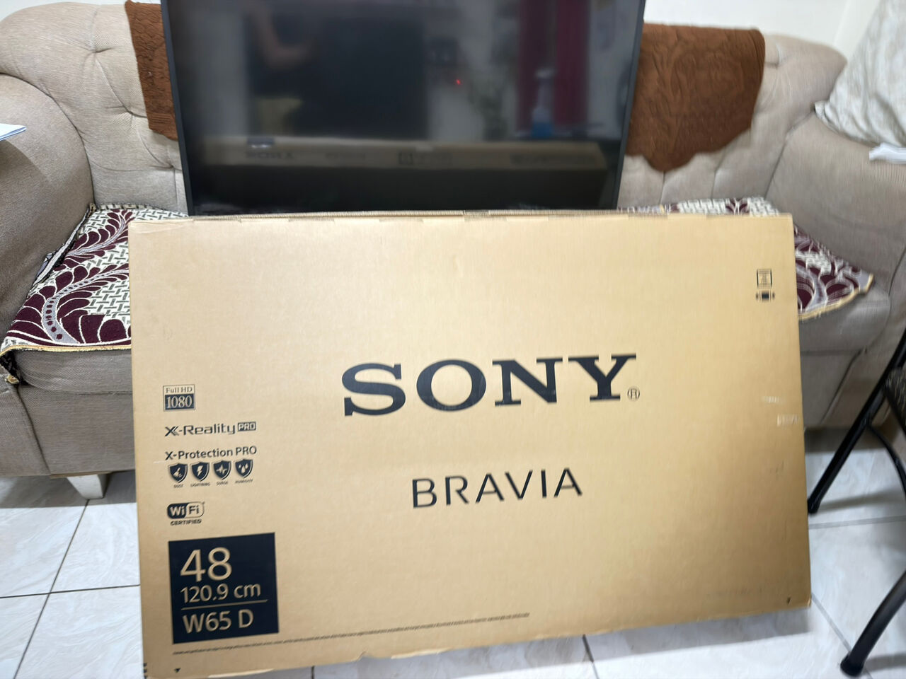 Jubail, Electronics, SAR 1500,  Sony Bravia 48inch Full HD W65D With Mi Anroid Box