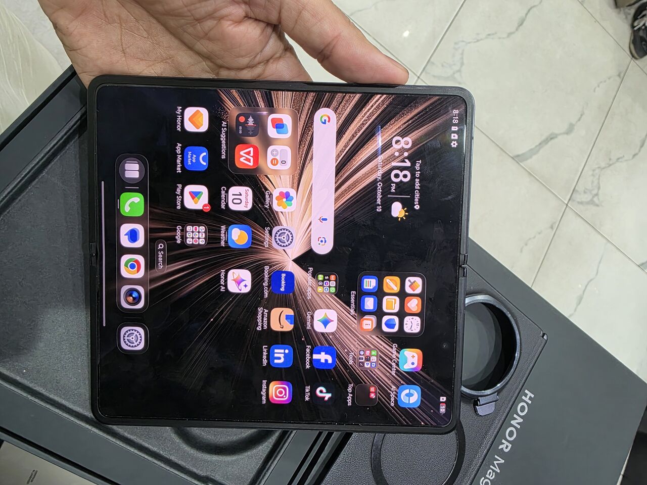 Khobar, Mobile Phones, SAR 3700,  Honor Magic V5 512gb 16+16gb Ram Sale Swap Only Serious Buyer Contract Me WhatsApp Or Call