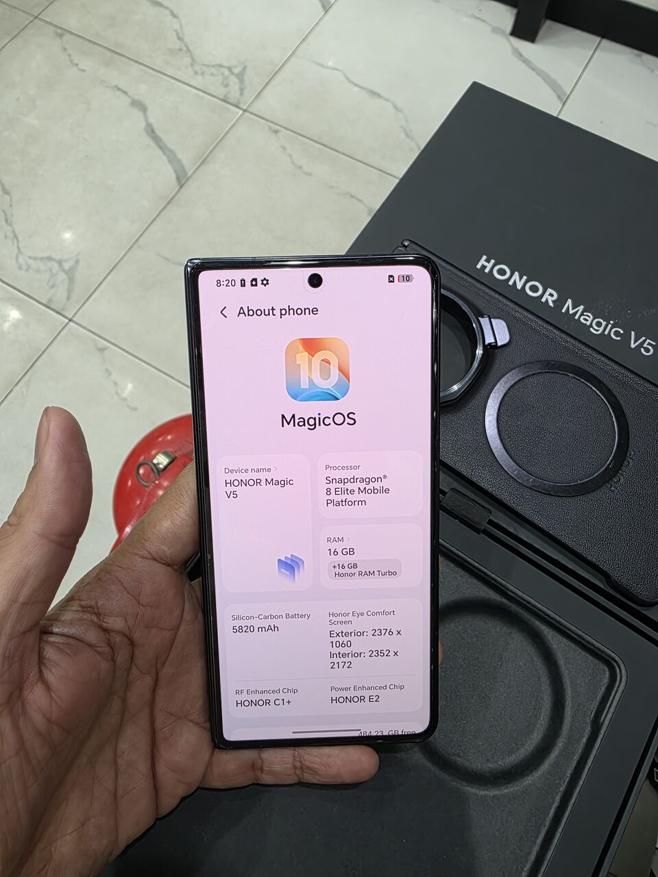 Khobar, Mobile Phones, SAR 3700,  Honor Magic V5 512gb 16+16gb Ram Sale Swap Only Serious Buyer Contract Me WhatsApp Or Call