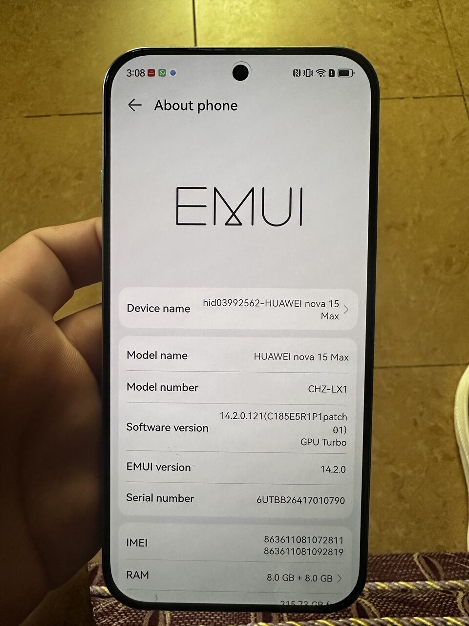 Al Malaz, Mobile Phones, SAR 1150,  Hawaii Nova 15 Max