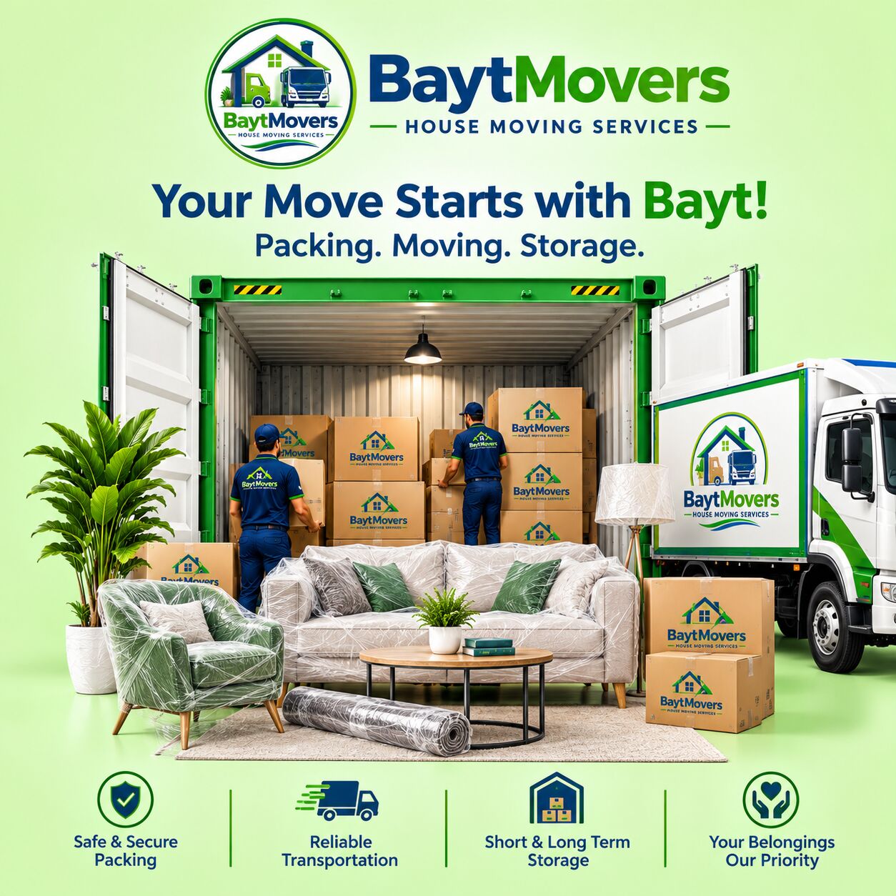 Riyadh, Labor/Moving, Professional Home Moving Services In Riyadh,Packing, Loading & Furniture Installation