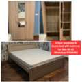 BHD 85,  ✅️ 3 Door Wardrobe & Queen Bed + Mattress For Sale In Good Condition With Delivery