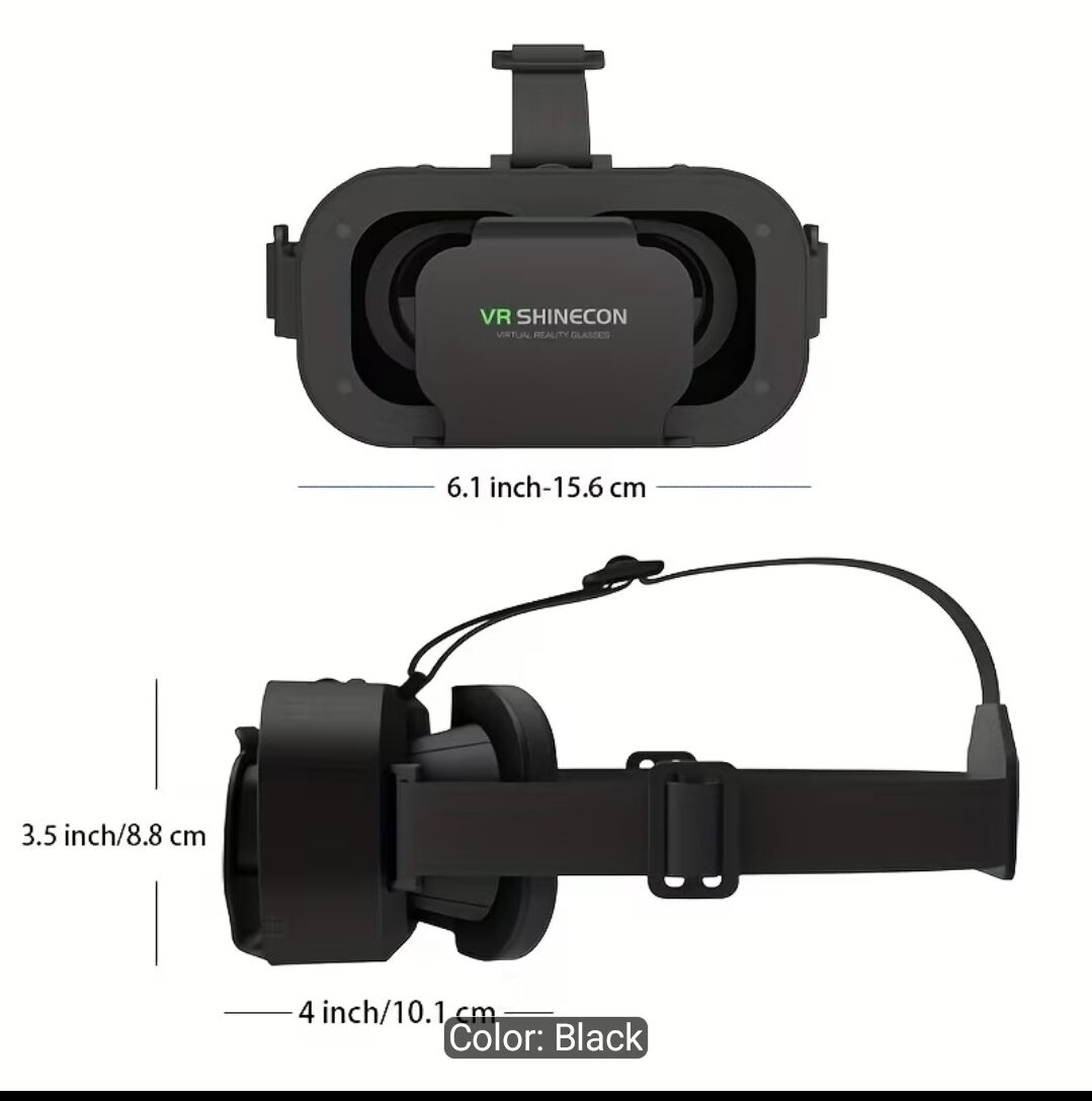 Riyadh, Photo & Video, SAR 100,  🥽 For Sale: VR SHINECON Virtual Reality Headset Experience 3D Entertainment At Home