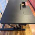 SAR 350,  VIVO Height Adjustable 42 Inch Stand Up Desk Converter, Quick Sit To Stand Tabletop Dual