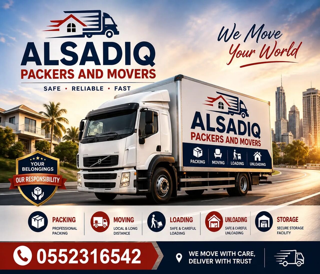 Riyadh, Relocation, ALSADIQ PACKERS & MOVERS Furniture Dismantle Fitting With Professional Team&storage Also"