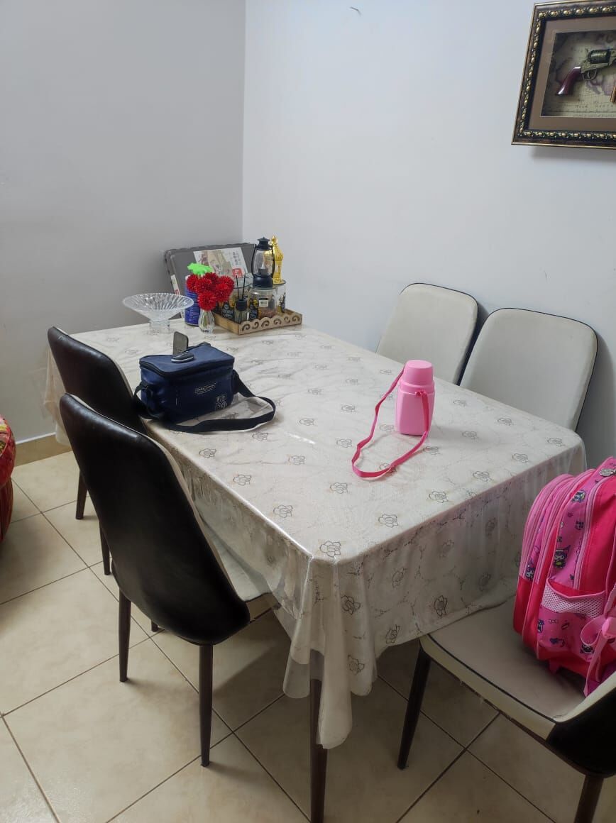 Riyadh, Furniture, SAR 1300,  Sell Single Bed, L Shaped Sofa, Cupboard And Dining Table