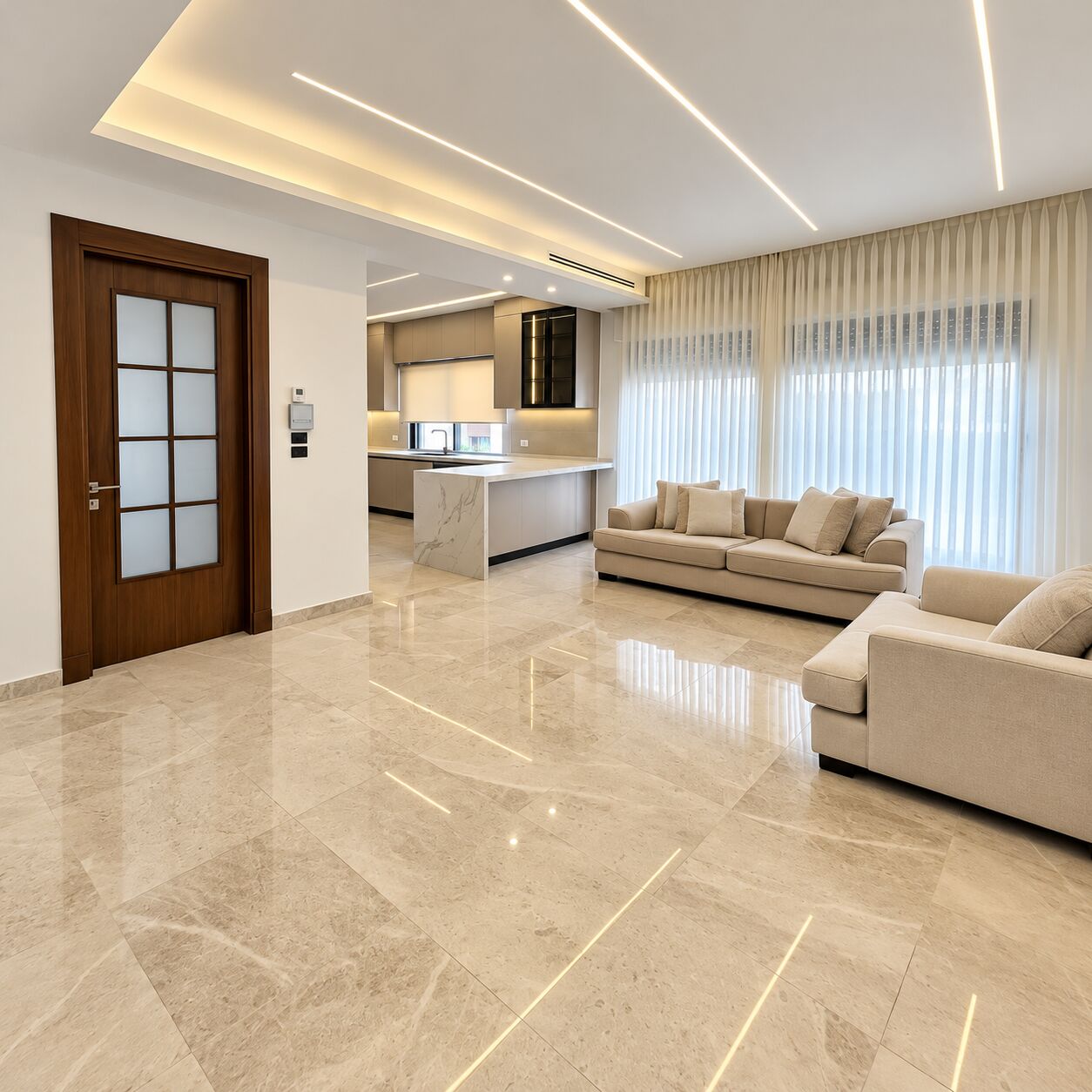 Abdoun, Apartments, Flats, Houses & Villas, JOD 25000/year,  4 BR,  260 Sq. Meter,  Newly Built Apartment For Rent In North Abdoun, Near The Dutch Embassy
