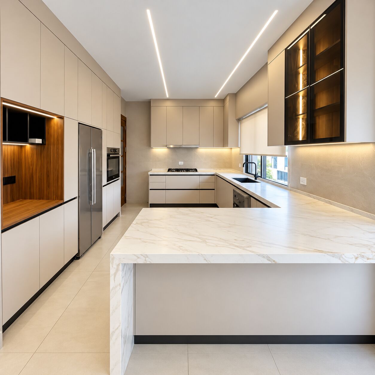 Abdoun, Apartments, Flats, Houses & Villas, JOD 25000/year,  4 BR,  260 Sq. Meter,  Newly Built Apartment For Rent In North Abdoun, Near The Dutch Embassy
