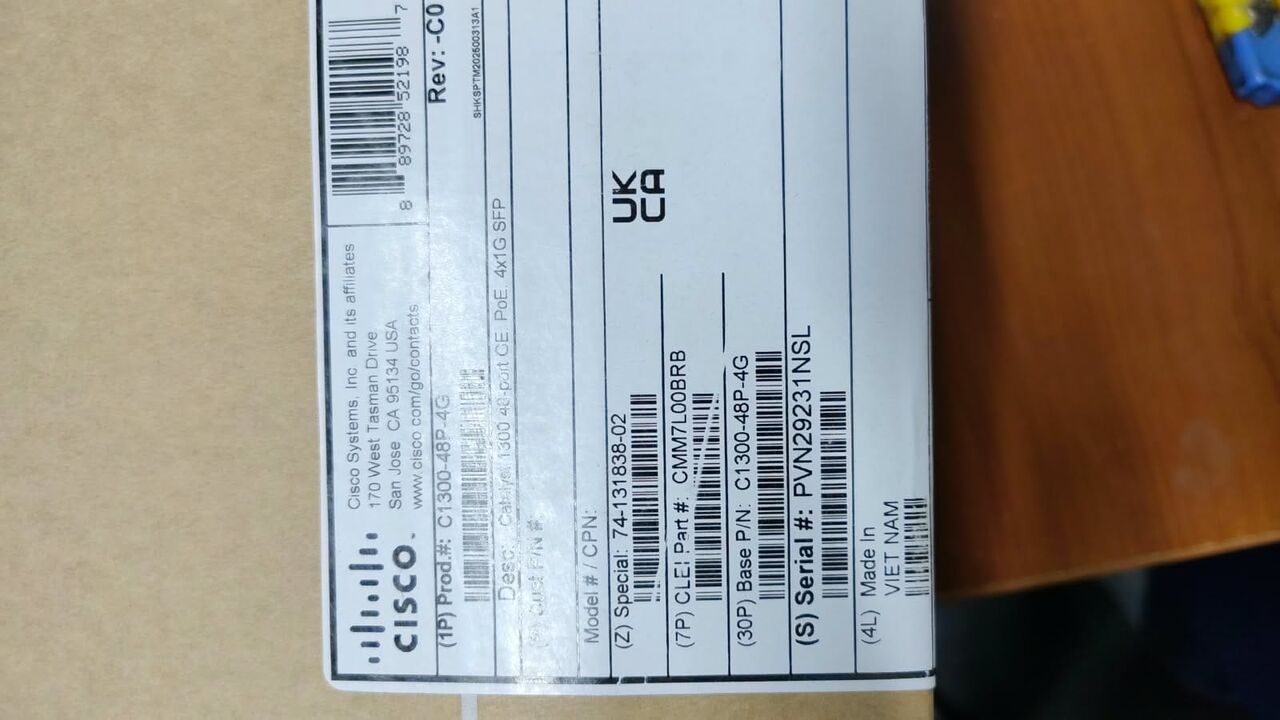 Jeddah, Computers, SAR 5000,  Offer For Sale: Brand-New Cisco Catalyst 1300 Switch And LAN Cables