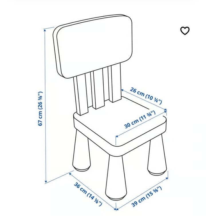 Khobar, Baby & Kid Stuff, SAR 40,  Kids Chair From IkEA