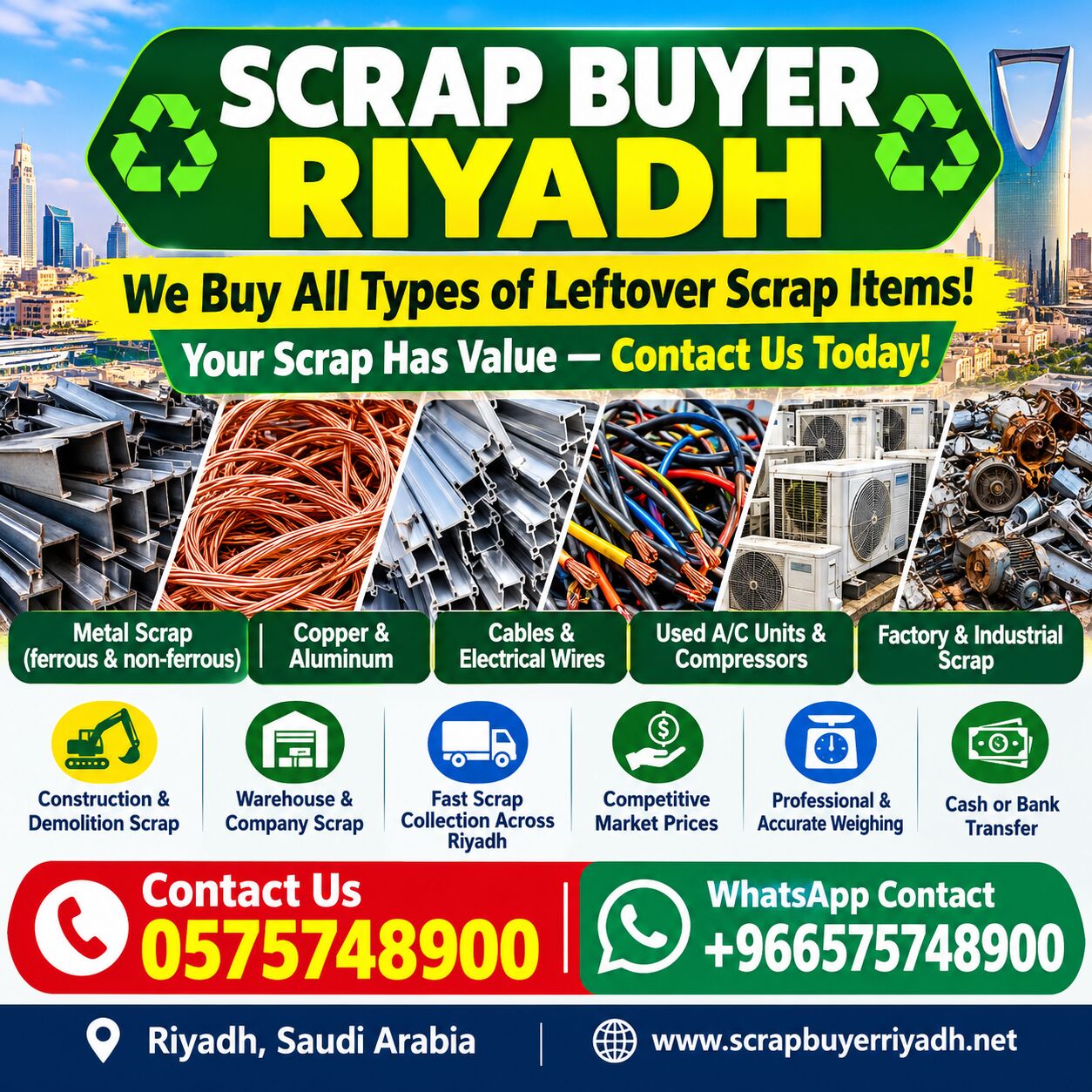 Riyadh, Items Wanted, We Are Buying All Types Of Leftover Scraps Materials 0575748900